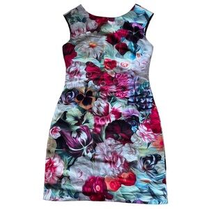 Ted Baker London Sleeveless Floral Dress Size 4